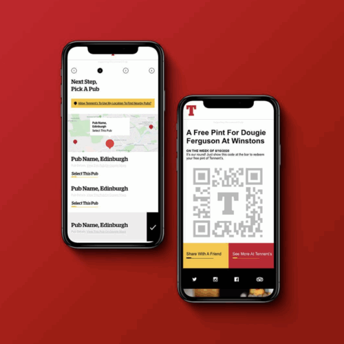 Tennents lager app concepts