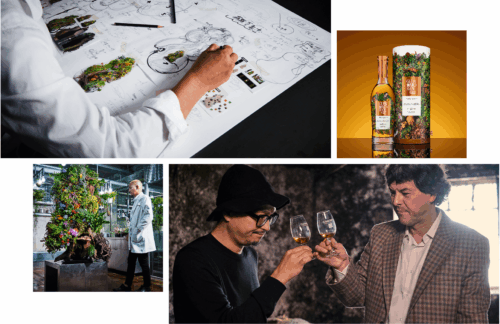 Glenmorangie X Azuma Makoto collage